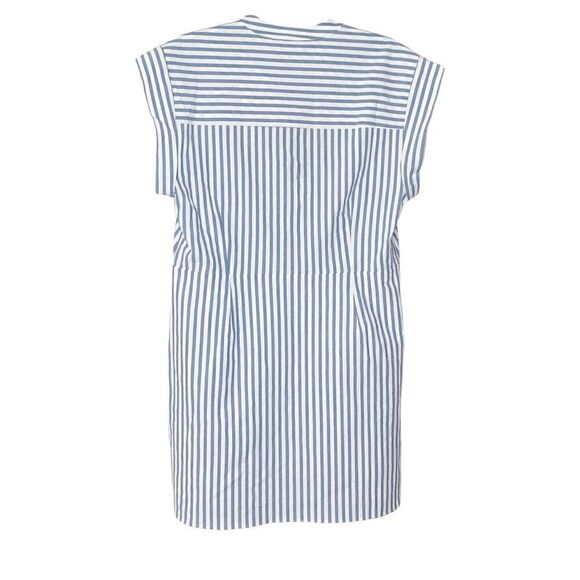 Veronica Beard Giuliana Seersucker Dress Blue White Stripe Women’s Size X-Large - Picture 5 of 12